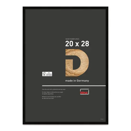 Deha Design Fontana Wood Frame - Black, 20" x 28" {1}