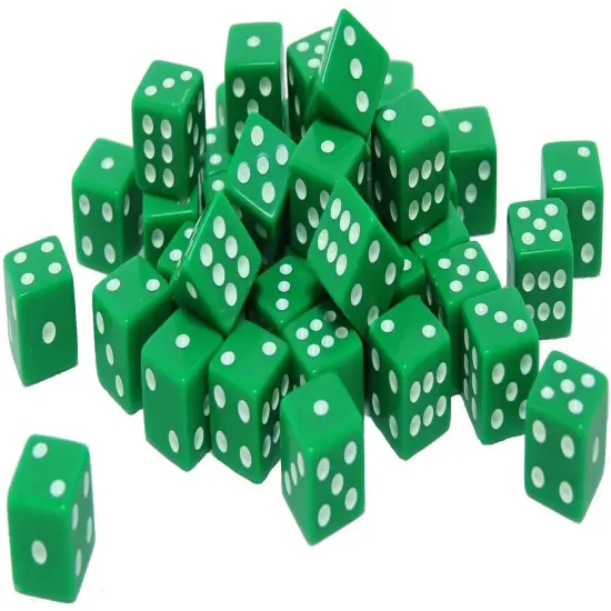 WE Games Square Cornered Dice - 100 Pack {7}