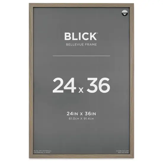 Blick Bellevue Frame - Grey Woodgrain, 24" x 36" {1}