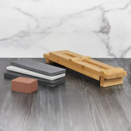 KRAMER by ZWILLING 6-pc Glass Water Stone Sharpening Set {3}