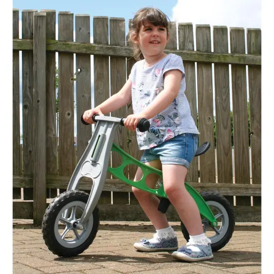 Polydron Mini Cruiser Lightweight Balance Bike - Green {4}