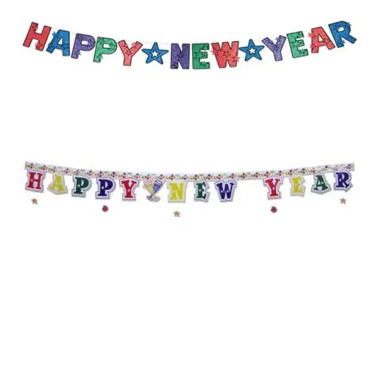 Style Hinged Banner (New Year) | Pivot to Perfection 11 1/2 Feet Banner | Raheev&reg; {3}