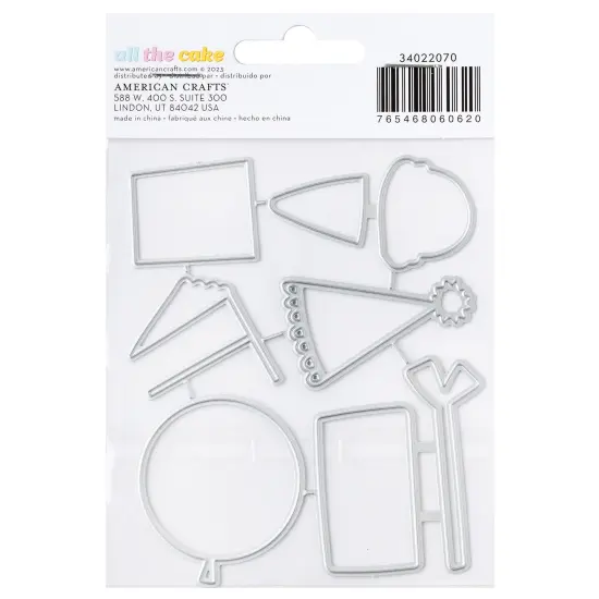 Pebbles All The Cake Die Set-8/Pkg {3}