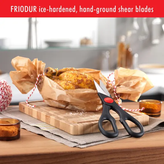 ZWILLING TWIN Kitchen Shears, Multi-Purpose, Heavy Duty, Stainless Steel Blades, Black {5}