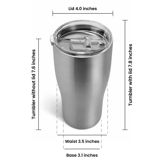 Makerflo 30 oz Stainless Steel Tumbler Pack of 25 with Lid & Straw | Craft-Ready for DIY Gifts & Personalization (Epoxy, UV DTF, Vinyl, and Laser Engraving) - Not for Sublimation and DTF {6}