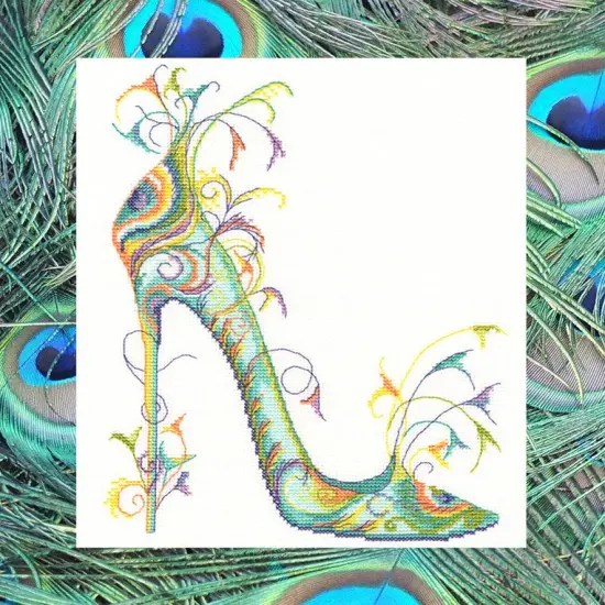 Proud As A Peacock XSK1 Counted Cross Stitch Kit {3}