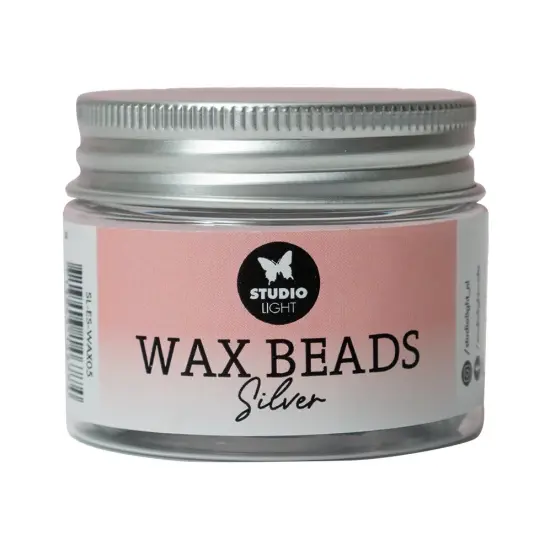 Studio Light Essentials Wax Beads-Nr. 05, Silver {1}