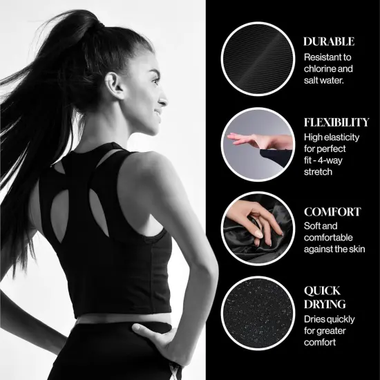 FabricLA | Nylon Spandex | 4 Way Stretch | Swimwear Tricot Fabric | Orchid Smoke | Half-Yard {4}