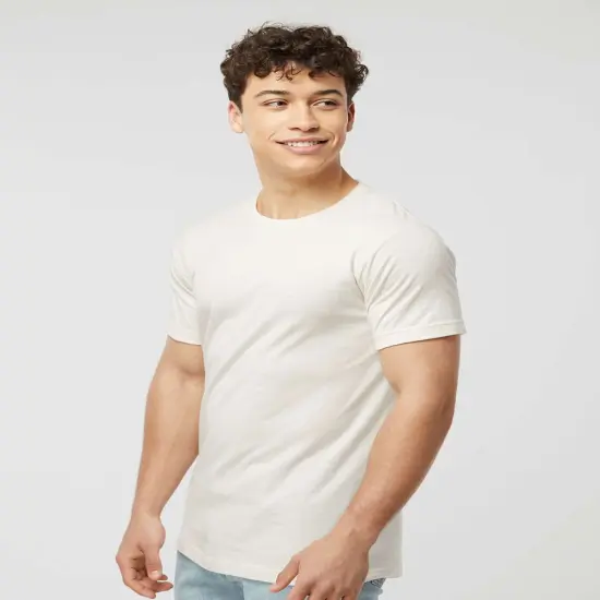 Tultex&reg; Unisex Heavyweight Jersey Crew Neck Short Sleeve T-Shirt Heather grey {5}