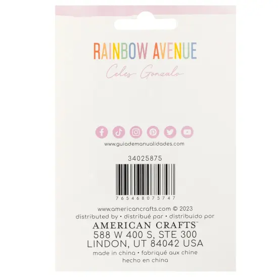 American Crafts Rainbow Avenue Tassels-6/Pkg {3}
