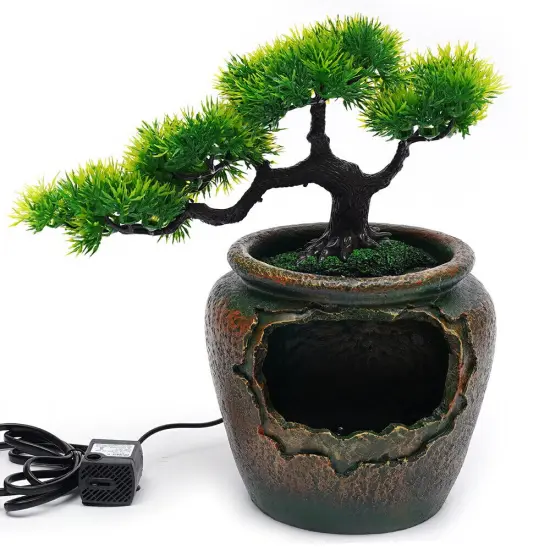 Kitcheniva Waterfall Feature Indoor Light LED Fountain {2}