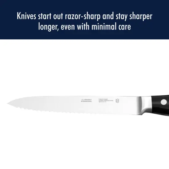 Henckels Forged Premio 5-inch Serrated Utility Knife {5}