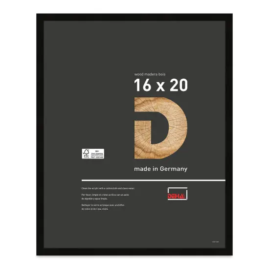Deha Design Fontana Wood Frame - Black, 16" x 20" {1}