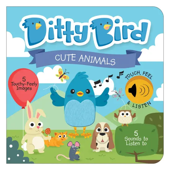 Ditty Bird Ditty Bird Farm Animal and Cute Animal Sound Books - Set of 2 {3}
