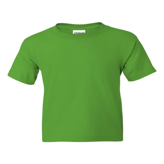Gildan&reg; Dryblend Youth Crewneck Short Sleeve T-Shirt Electric green {1}