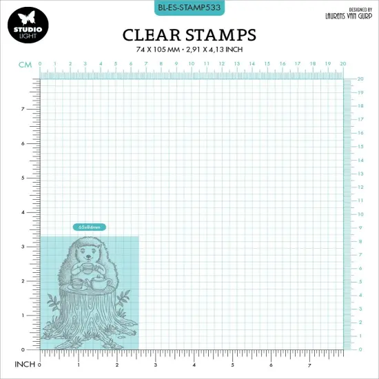 Studio Light Clear Stamps By Laurens Van Gurp-Nr. 533, Time For Tea {4}