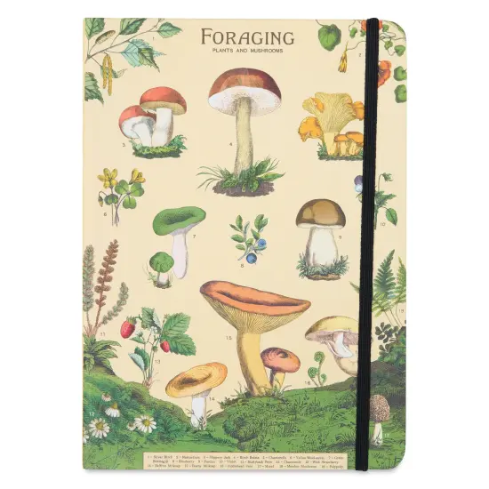 Cavallini Foraging Large Notebook - 8" x 6" {1}