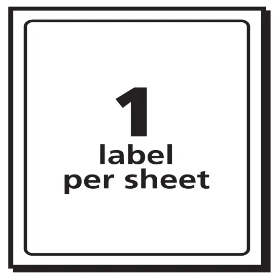 Avery Shipping Labels with TrueBlock Technology, 4" x 6", White, Permanent, 6 Packs for 120 Labels Total (45292) {4}