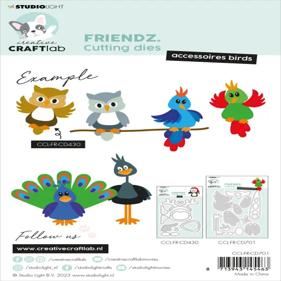 Studio Light Friendz Cutting Die-Nr. 701, Birds {3}