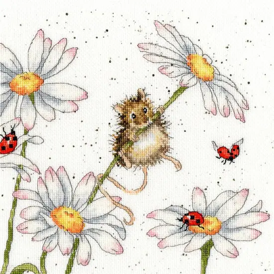 Daisy Mouse XHD80 Counted Cross Stitch Kit {3}
