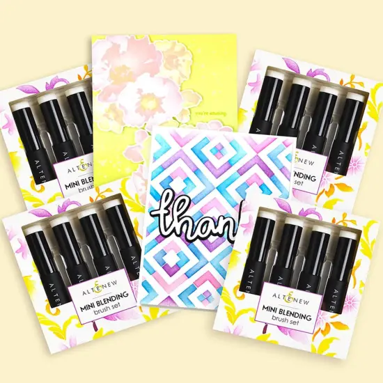 16 Mini Ink Blending Brush Bundle (4 Sets of 4 Brushes) {5}