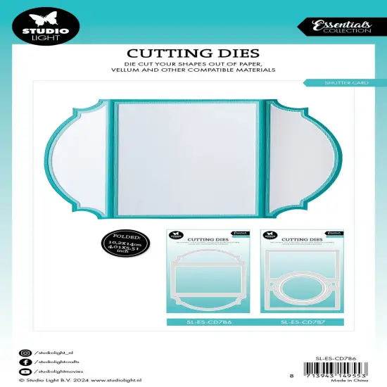 Studio Light Essentials Cutting Die-Nr. 786, Shutter Card Shape {3}