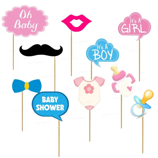 Photo Booth Stick Prop 12 inches to 15 inches long | Chic Clicks Trendy Photo Booth Stick Prop Collection | RAHEEV&reg; {4}