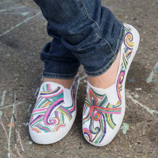 Tulip Permanent Fabric Markers 20/Pkg-Fine Line Assorted Colors {3}