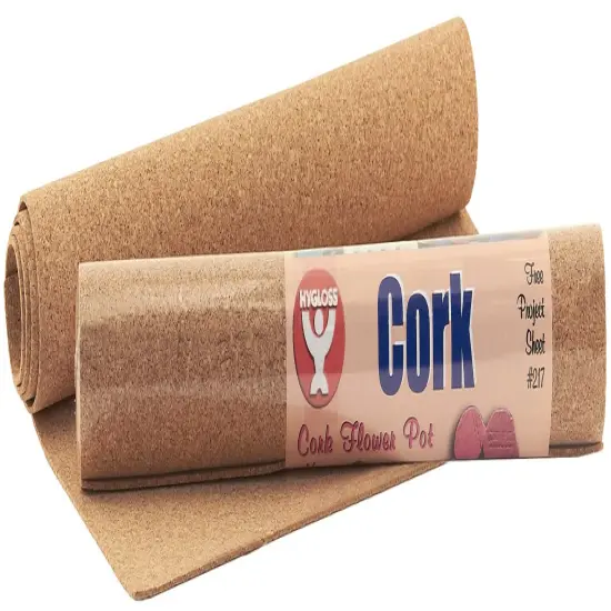 Hygloss Cork Sheets 2mm Thick-12"X24" Rolled {4}