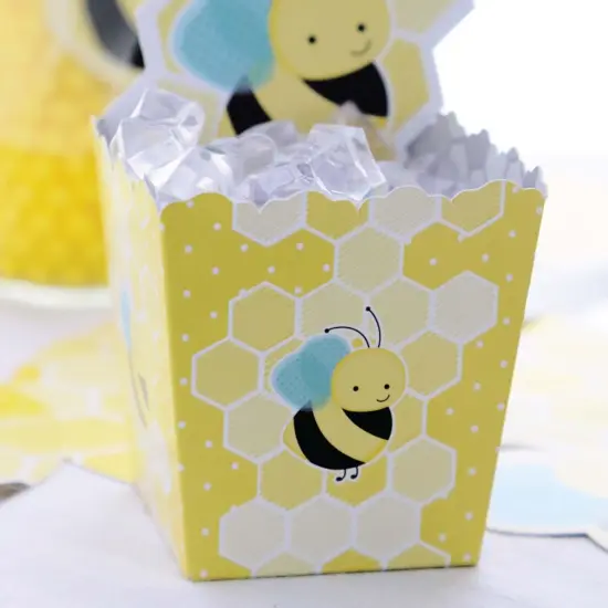 Big Dot of Happiness Honey Bee - Party Mini Favor Boxes - Baby Shower or Birthday Party Treat Candy Boxes - Set of 12 {7}
