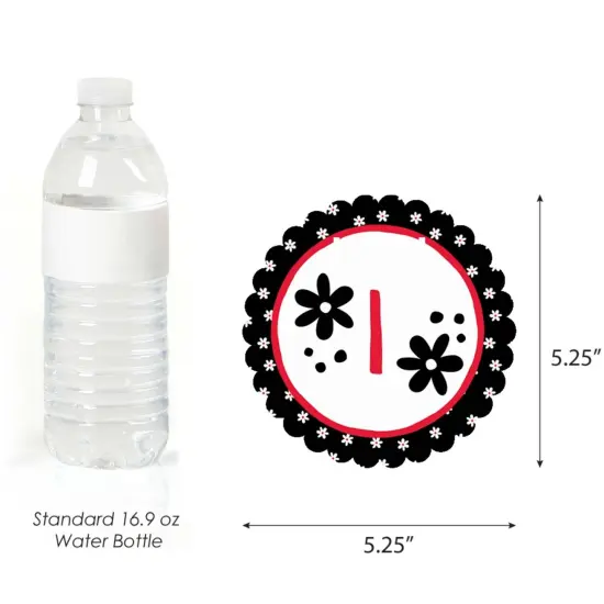 Big Dot of Happiness Happy Little Ladybug 1st Birthday Highchair Decor - I Am One - First Birthday High Chair Banner {3}