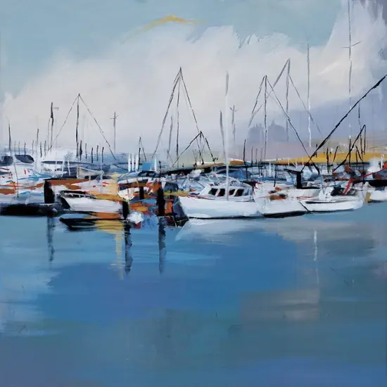 Along The Quay Poster Print by A. Fitsimmons - Item # VARPDX16678 {1}