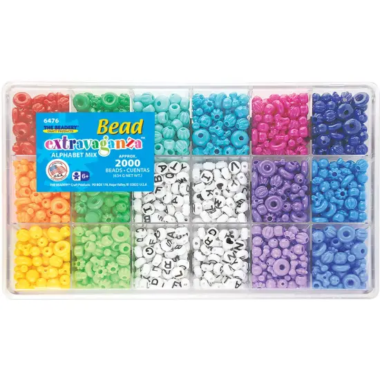 The Beadery Bead Extravaganza Bead Box Kit 22.4oz-Alphabet {1}