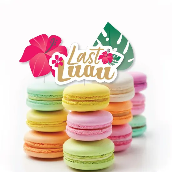 Big Dot of Happiness Last Luau - DIY Shaped Tropical Bachelorette Party and Bridal Shower Cut-Outs - 24 Count {4}
