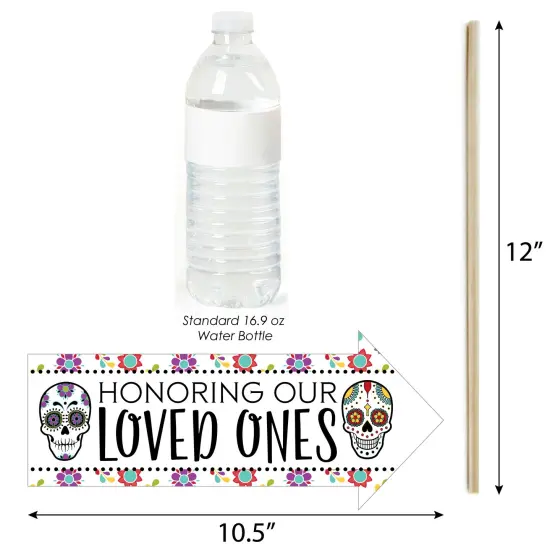 Big Dot of Happiness Funny Day of the Dead - Sugar Skull Party Photo Booth Props Kit - 10 Piece {4}