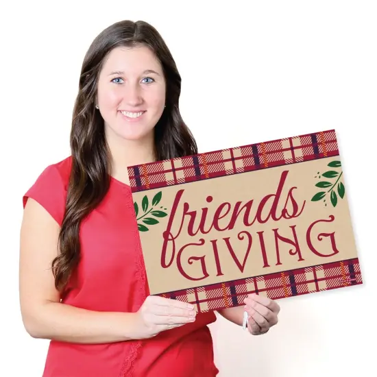 Big Dot of Happiness Friends Thanksgiving Feast - Party Table Decorations - Friendsgiving Party Placemats - Set of 16 {7}