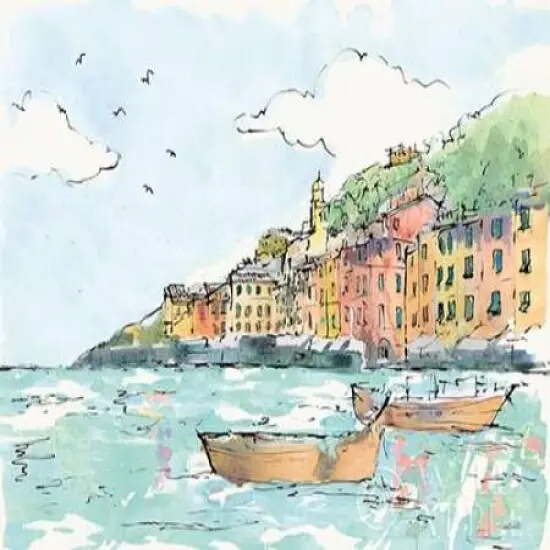 Portofino I Poster Print by Anne Tavoletti - Item # VARPDX29050 {1}