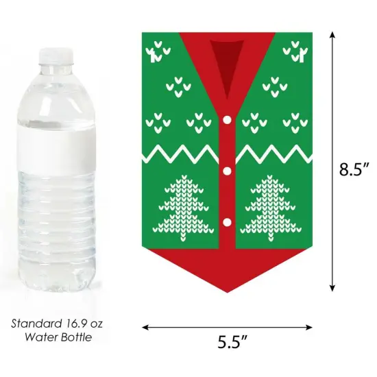 Big Dot of Happiness Ugly Sweater - Holiday and Christmas Party Bunting Banner - Party Decorations - Ugly Sweater Party {3}