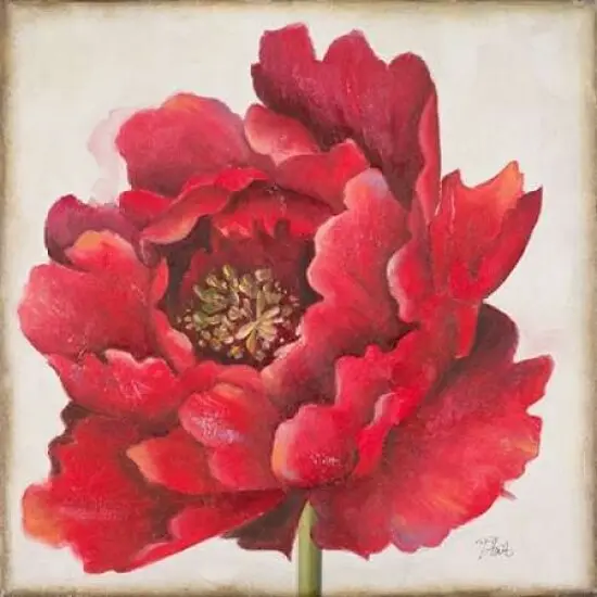 Red Peony Poster Print by Patricia Pinto - Item # VARPDX8780 {1}