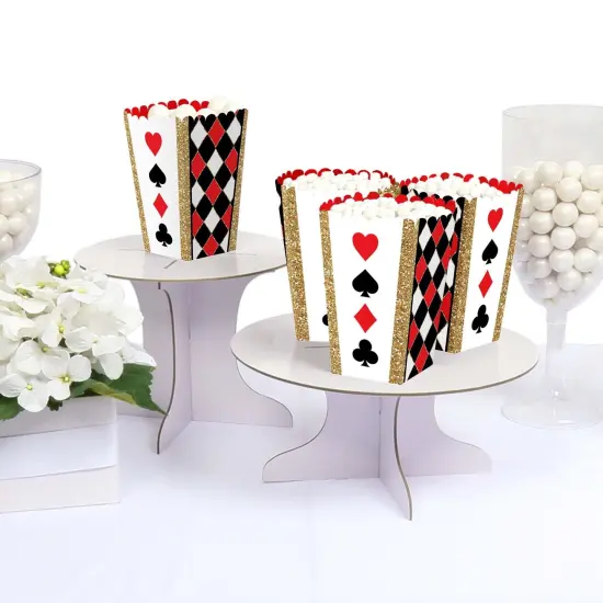 Big Dot of Happiness Las Vegas - Casino Party Favor Popcorn Treat Boxes - Set of 12 {4}