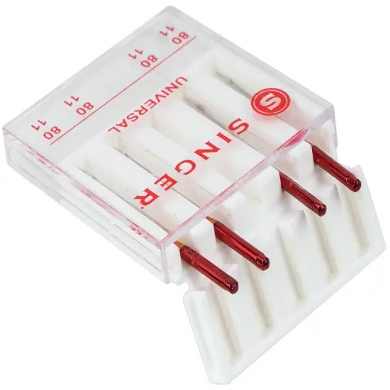 SINGER Universal Regular Point Machine Needles-Size 11/80 4/Pkg {4}