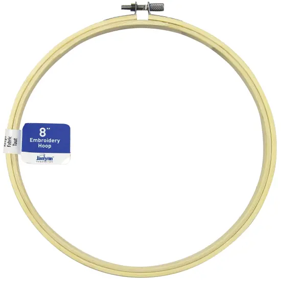 Janlynn Wood Embroidery Hoop 8"-Natural {1}