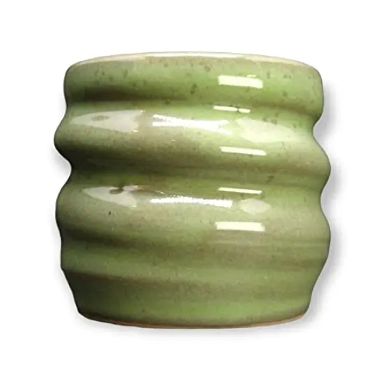 Penguin Pottery - Opaque Series - Endive Green - Mid Fire Glaze, High Fire Glaze, Cone 5-6 for Mid Fire Clay, High Fire Clay - Ceramic Glaze Pottery (1 Pint | 16 oz | 473 ml) {2}