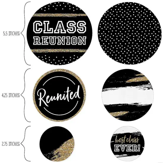 Big Dot of Happiness Reunited - School Class Reunion Party Giant Circle Confetti - Party Decorations - Large Confetti 27 Count {3}