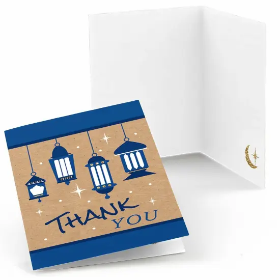Big Dot of Happiness Ramadan - Eid Mubarak Thank You Cards (8 count) {1}