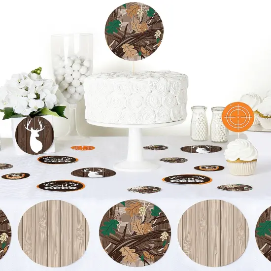 Big Dot of Happiness Gone Hunting - Deer Hunting Camo Baby Shower or Birthday Party Giant Circle Confetti - Party D&eacute;cor - Large Confetti 27 Count {6}