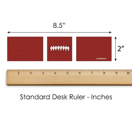 Big Dot of Happiness End Zone - Football - Baby Shower or Birthday Party Water Bottle Sticker Labels - Set of 20 {7}