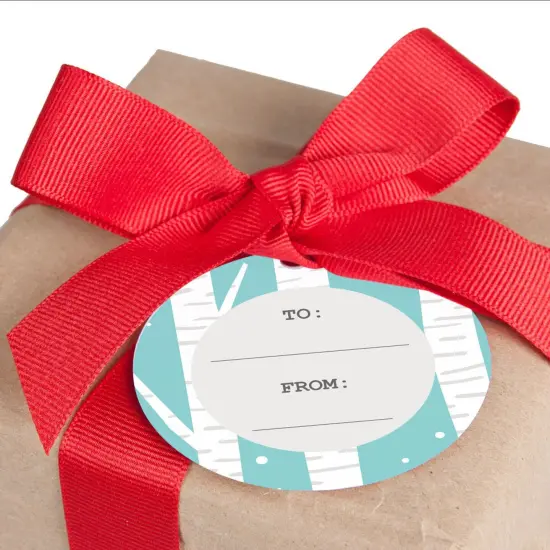 Big Dot of Happiness Let It Snow - Snowman - Holiday and Christmas to and from Favor Gift Tags (Set of 20) {4}