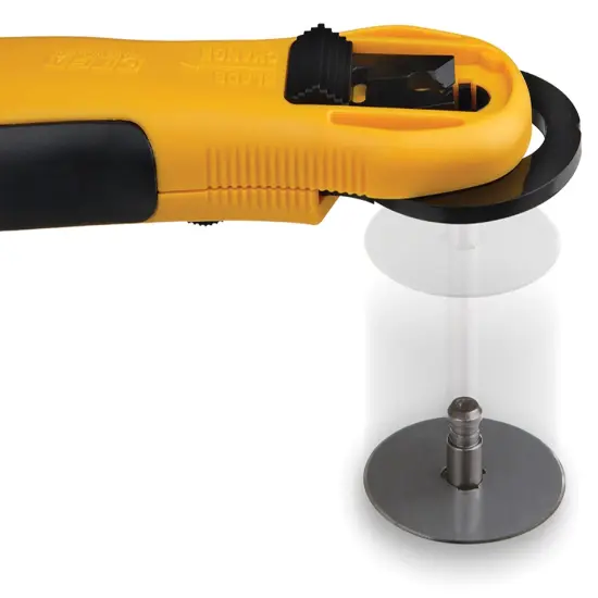 OLFA Quick-Change Rotary Cutter w/Dual Blade Guard 45mm {4}