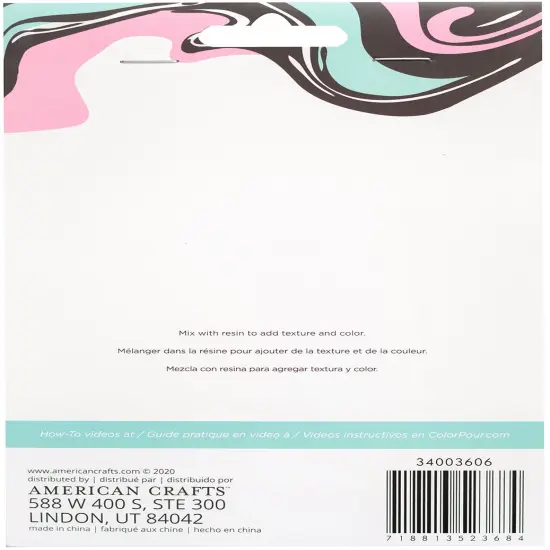 American Crafts Color Pour Resin Mix Ins 20/Pkg-Acetate Flowers {3}